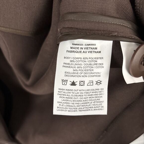 Nike Tech Fleece Reimagined Loose Fit Trench Coat FN0601-237 Brown Sz Large NWT - Picture 7 of 10